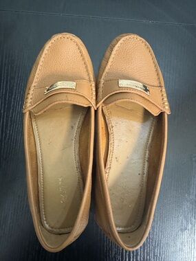 Coach Women's Tan Leather Loafers